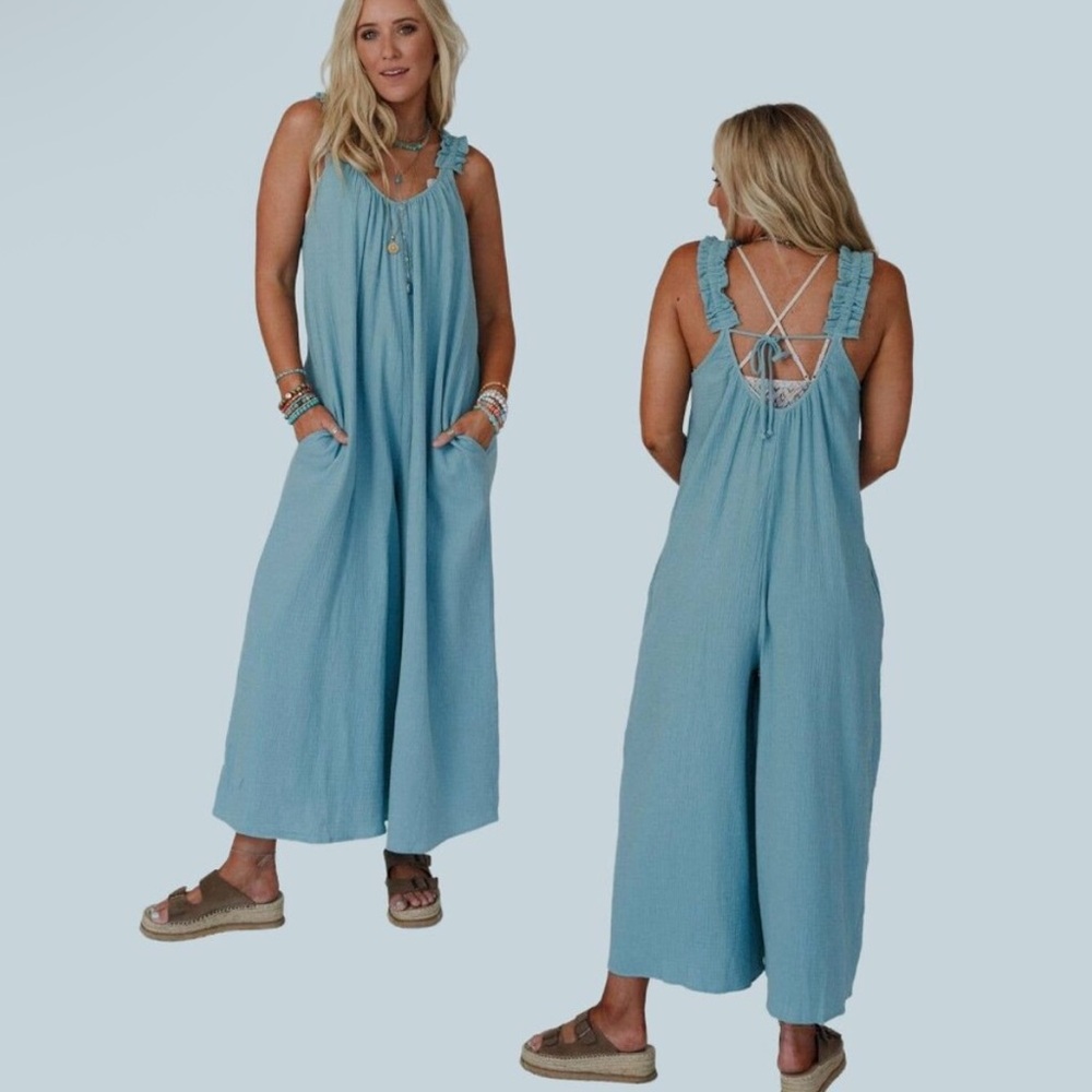 Three Bird Nest Seraphina Jumpsuit - NWOT